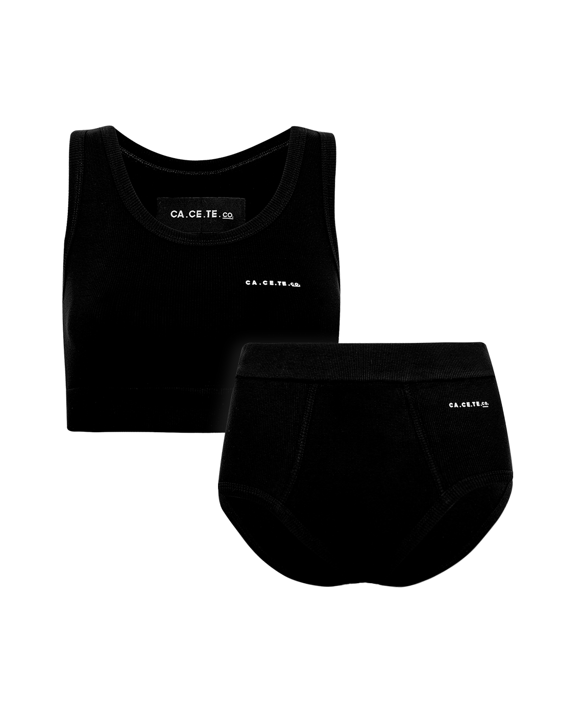 TOP E HOTPANTS PRETO